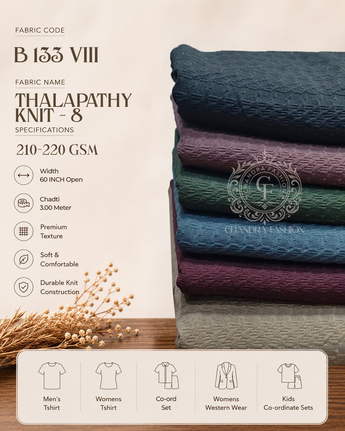 Thalapathy Knitted Fabric